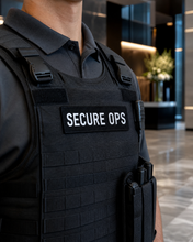 Load image into Gallery viewer, ILAV name patch shown on security-style vest with Velcro backing
